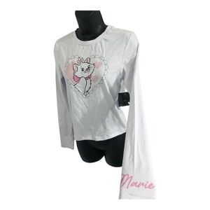 Disney's Aristocrats Marie graphic print long sleeve tshirt size large brand new